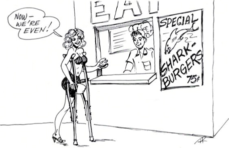 «sharkburgers cartoon»