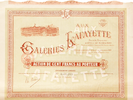 Aux Galéries Lafayette